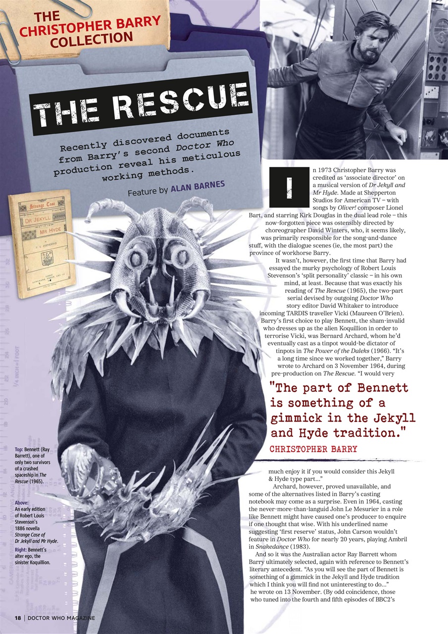 Doctor Who Magazine Preview Pages