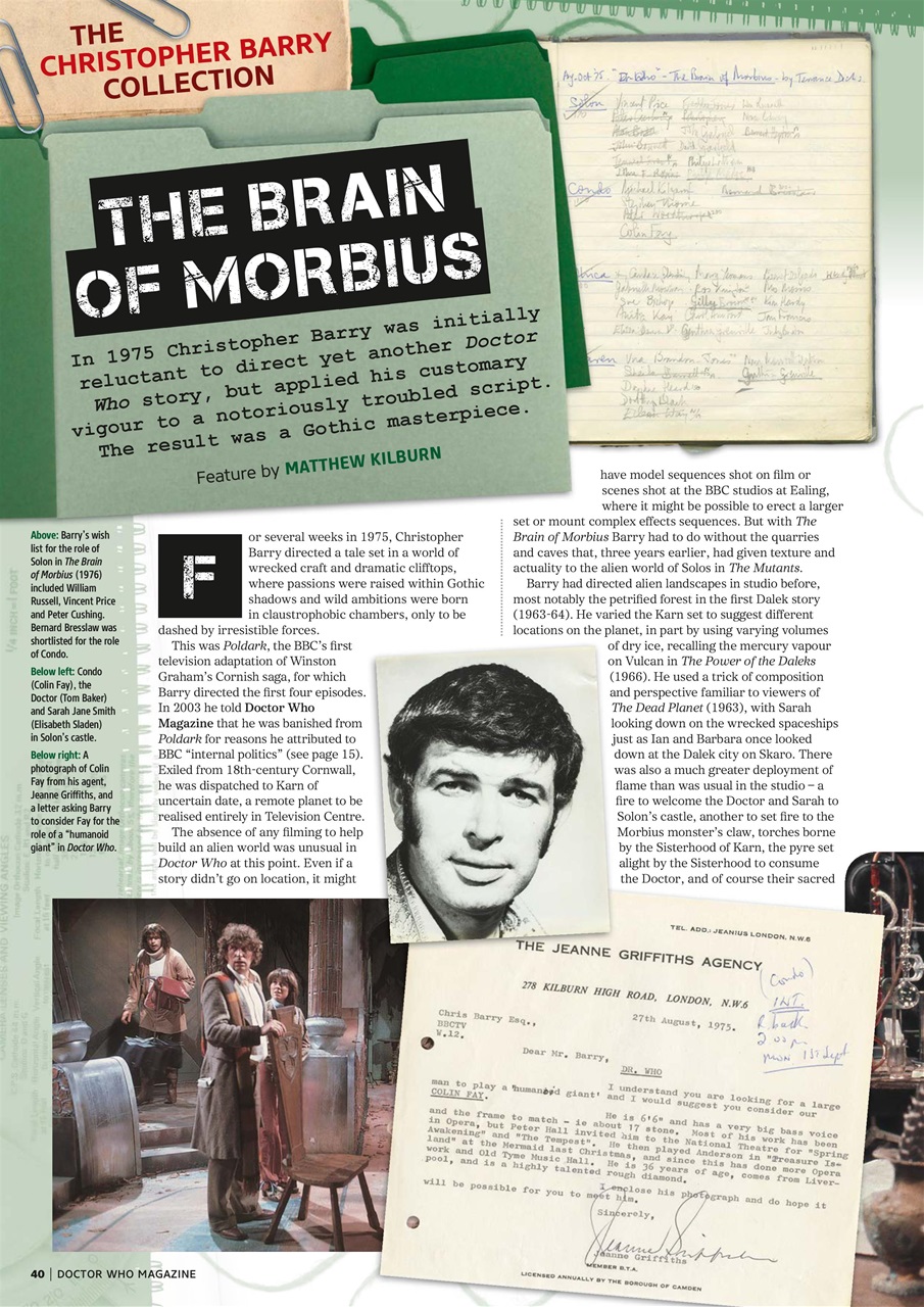 Doctor Who Magazine Preview Pages