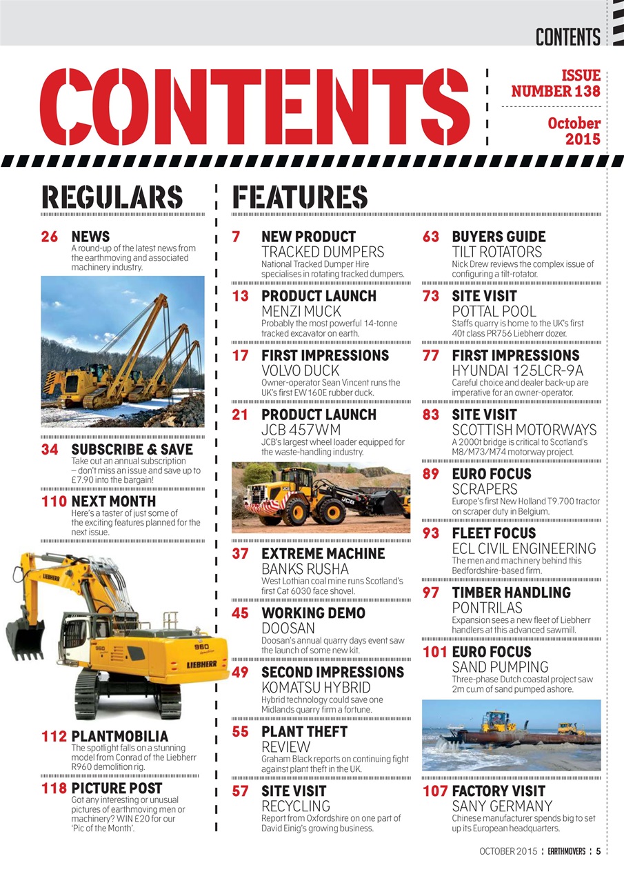 Earthmovers Preview Pages