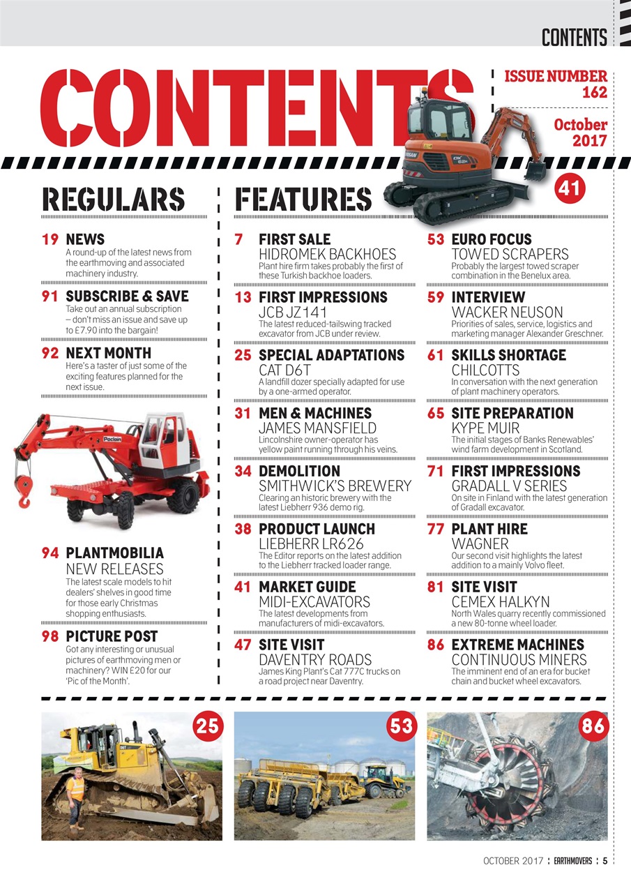 Earthmovers Preview Pages