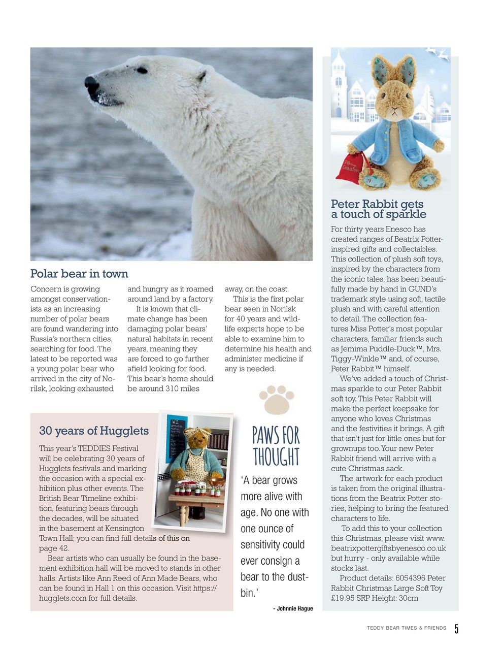 Teddy Bear Times Preview Pages