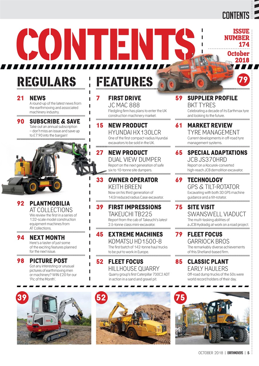 Earthmovers Preview Pages