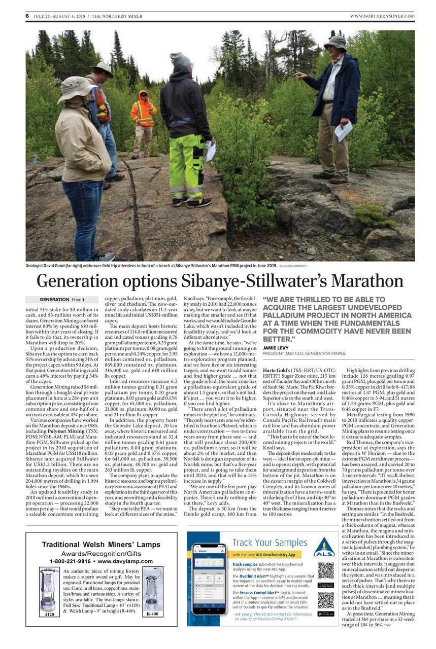 The Northern Miner Preview Pages