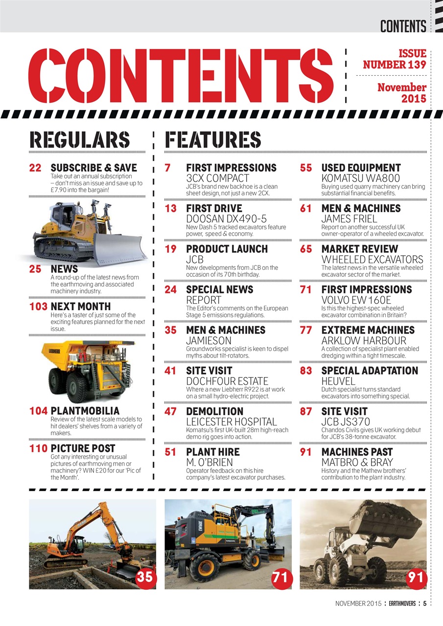 Earthmovers Preview Pages
