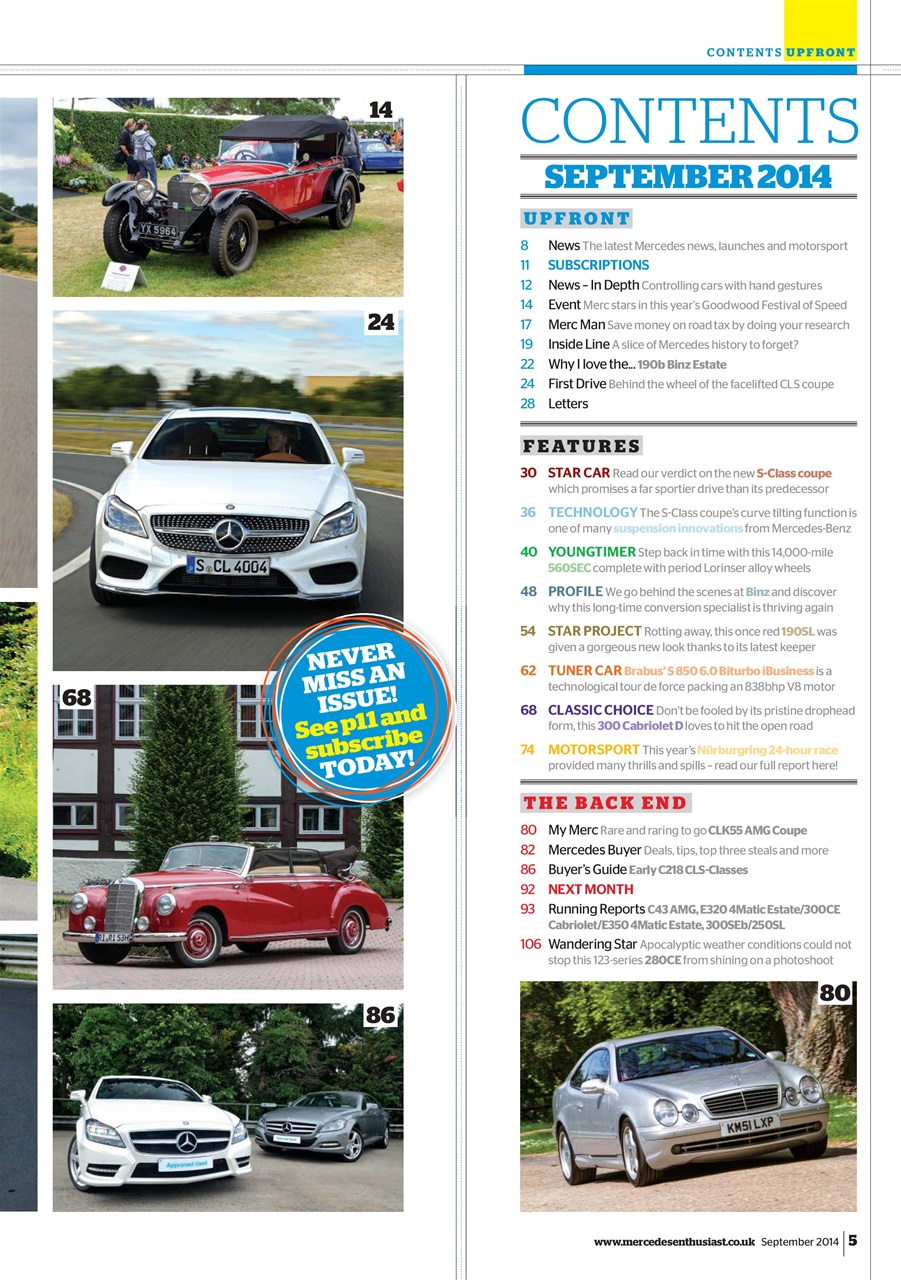Mercedes Enthusiast Preview Pages