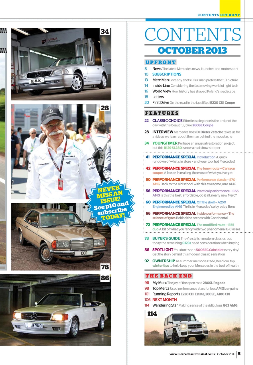 Mercedes Enthusiast Preview Pages