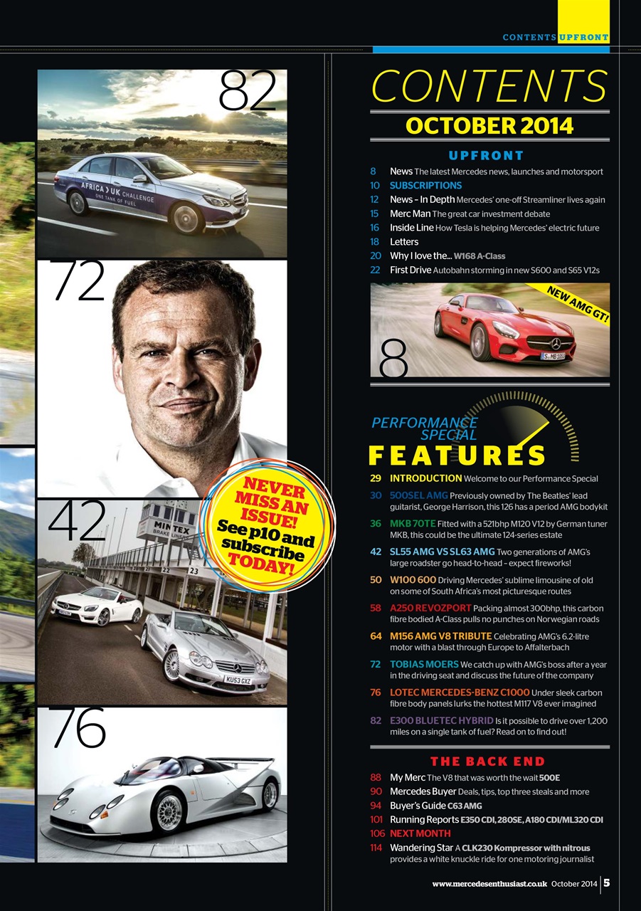 Mercedes Enthusiast Preview Pages