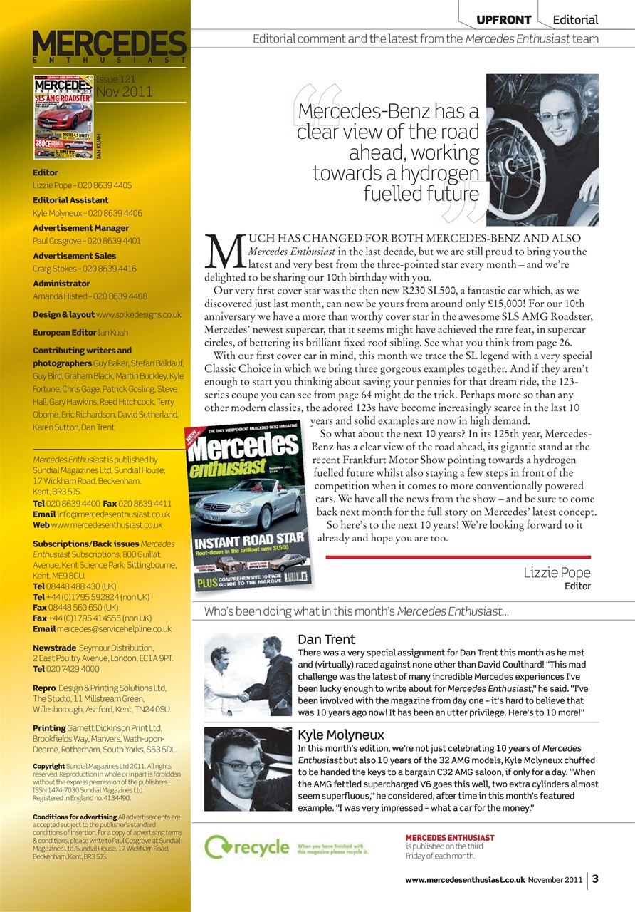 Mercedes Enthusiast Preview Pages