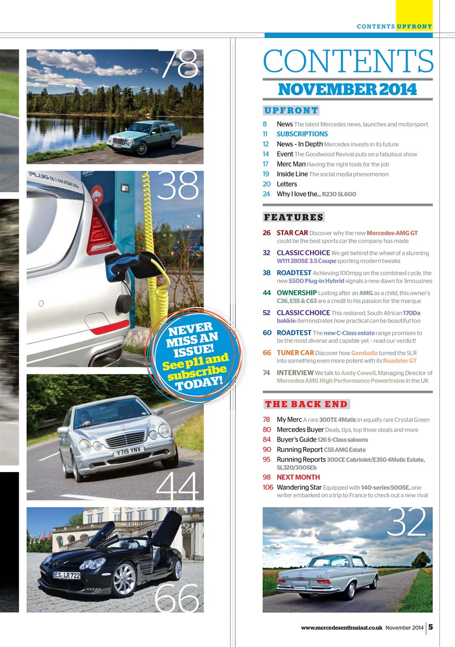 Mercedes Enthusiast Preview Pages