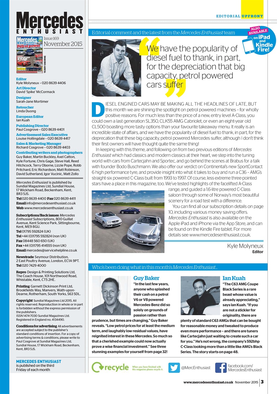 Mercedes Enthusiast Preview Pages