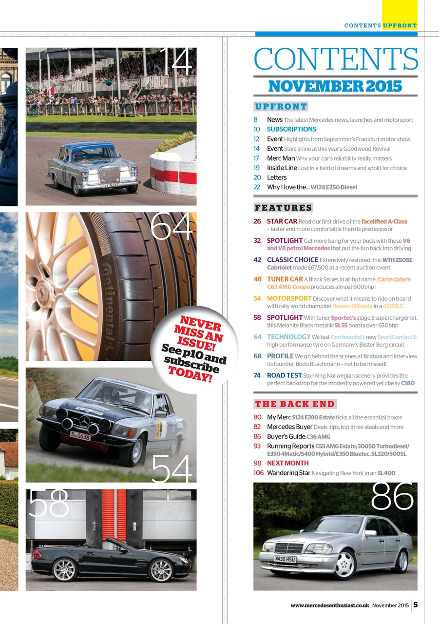 Mercedes Enthusiast Preview Pages