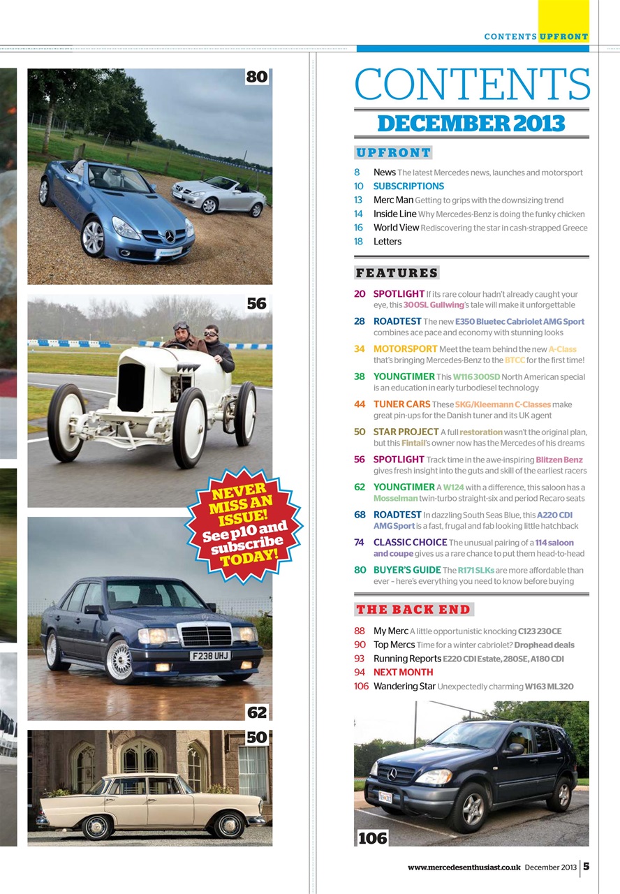 Mercedes Enthusiast Preview Pages