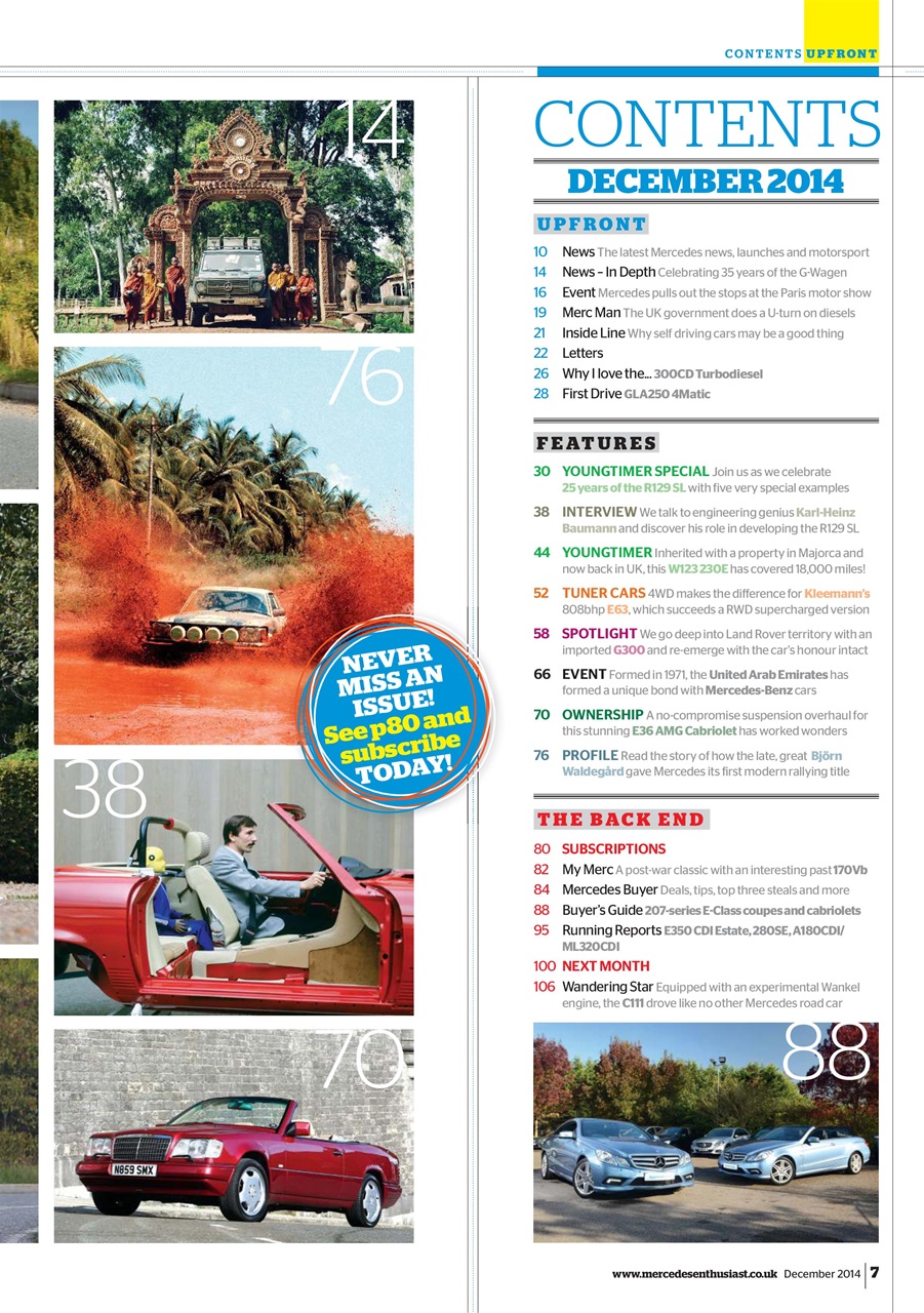 Mercedes Enthusiast Preview Pages