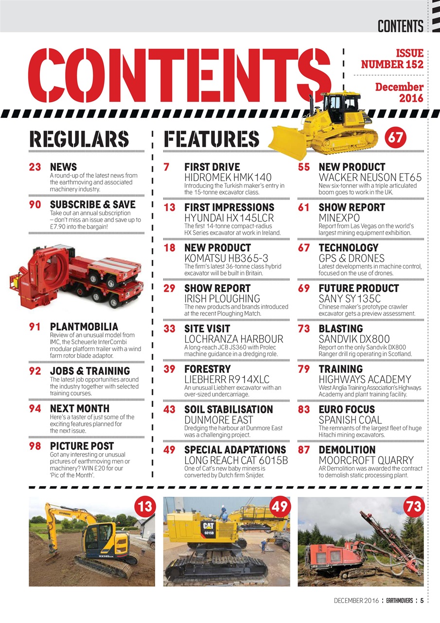 Earthmovers Preview Pages