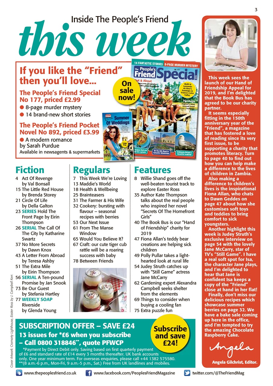 The People’s Friend Preview Pages