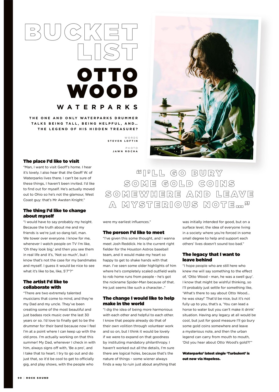 Rock Sound Magazine Preview Pages