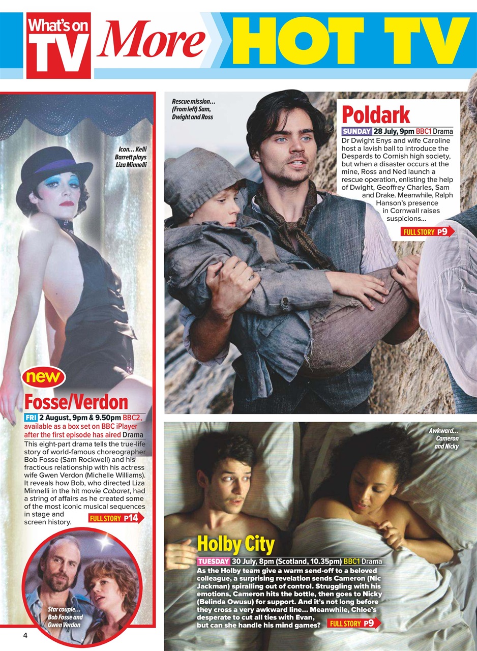 What's on TV Preview Pages
