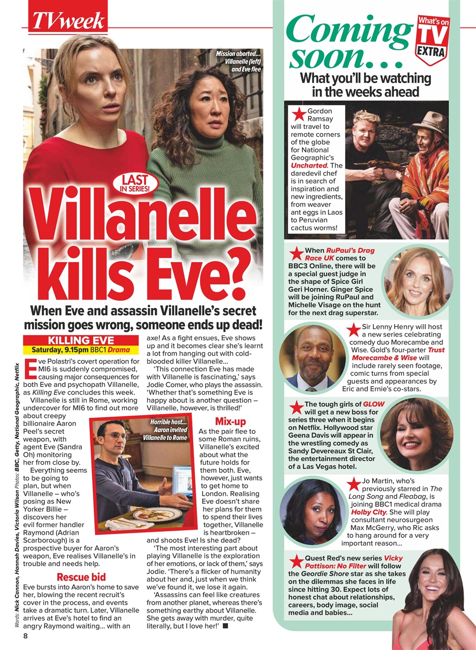 What's on TV Preview Pages