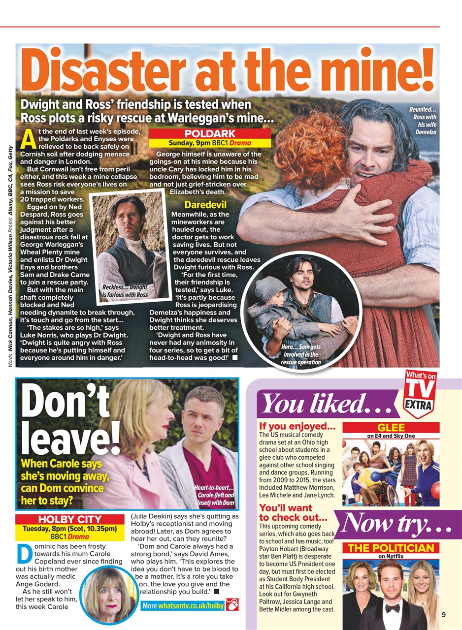 What's on TV Preview Pages