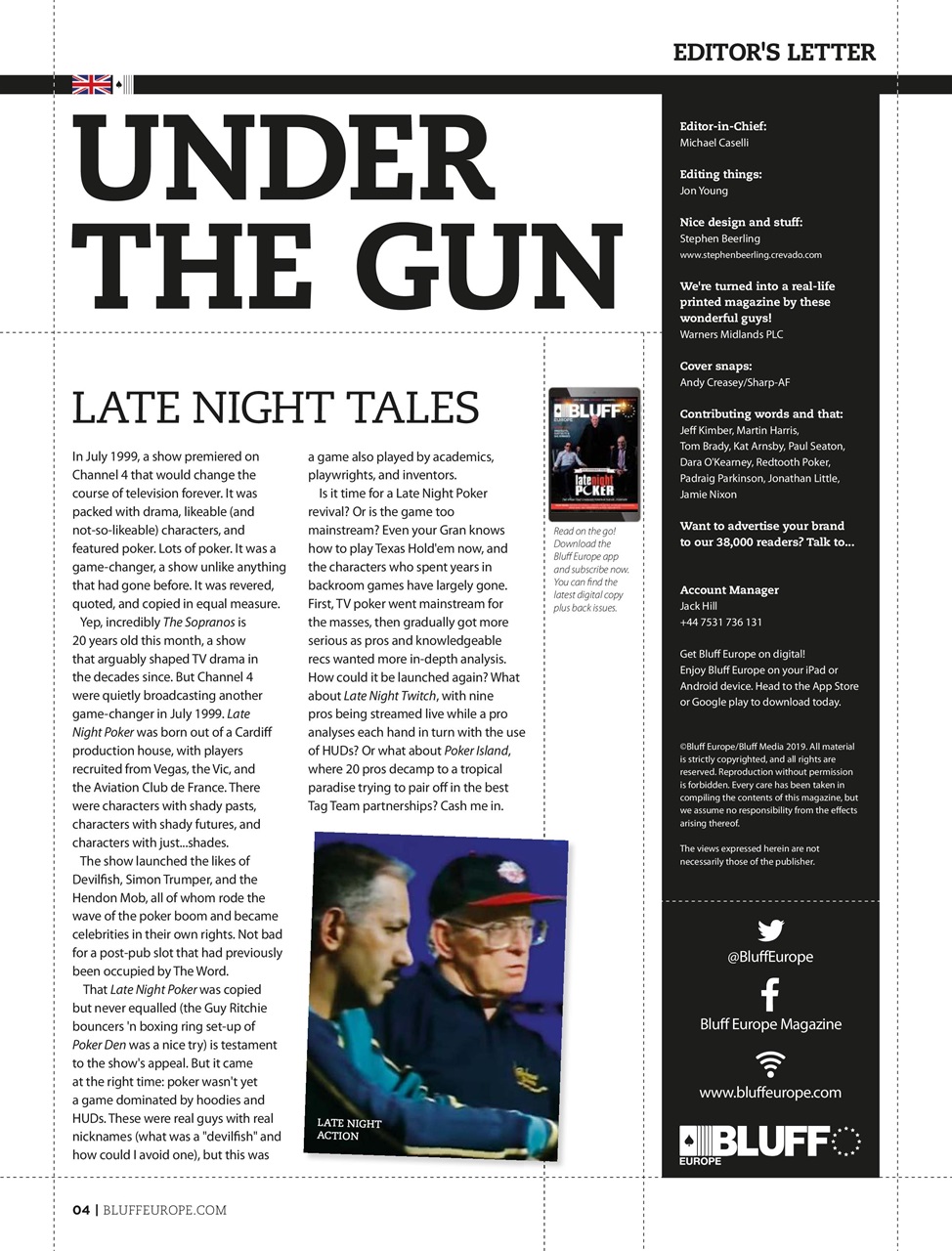 Bluff Europe Preview Pages