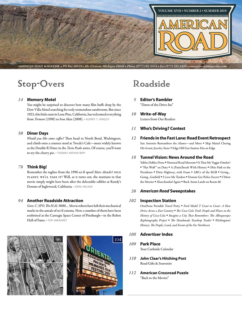 American Road Preview Pages