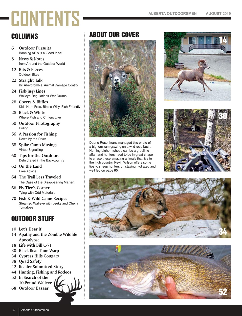 Alberta Outdoors Preview Pages