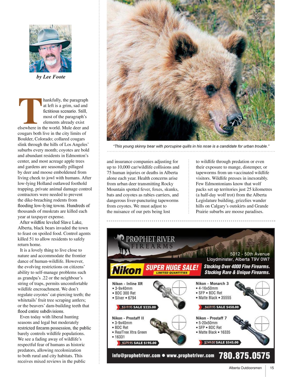 Alberta Outdoors Preview Pages