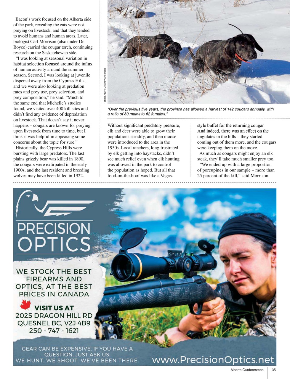 Alberta Outdoors Preview Pages