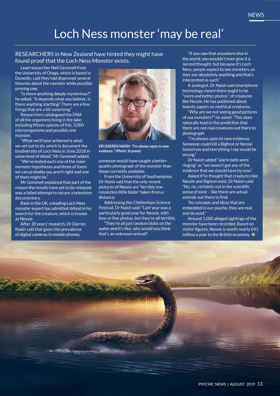 Psychic News Preview Pages
