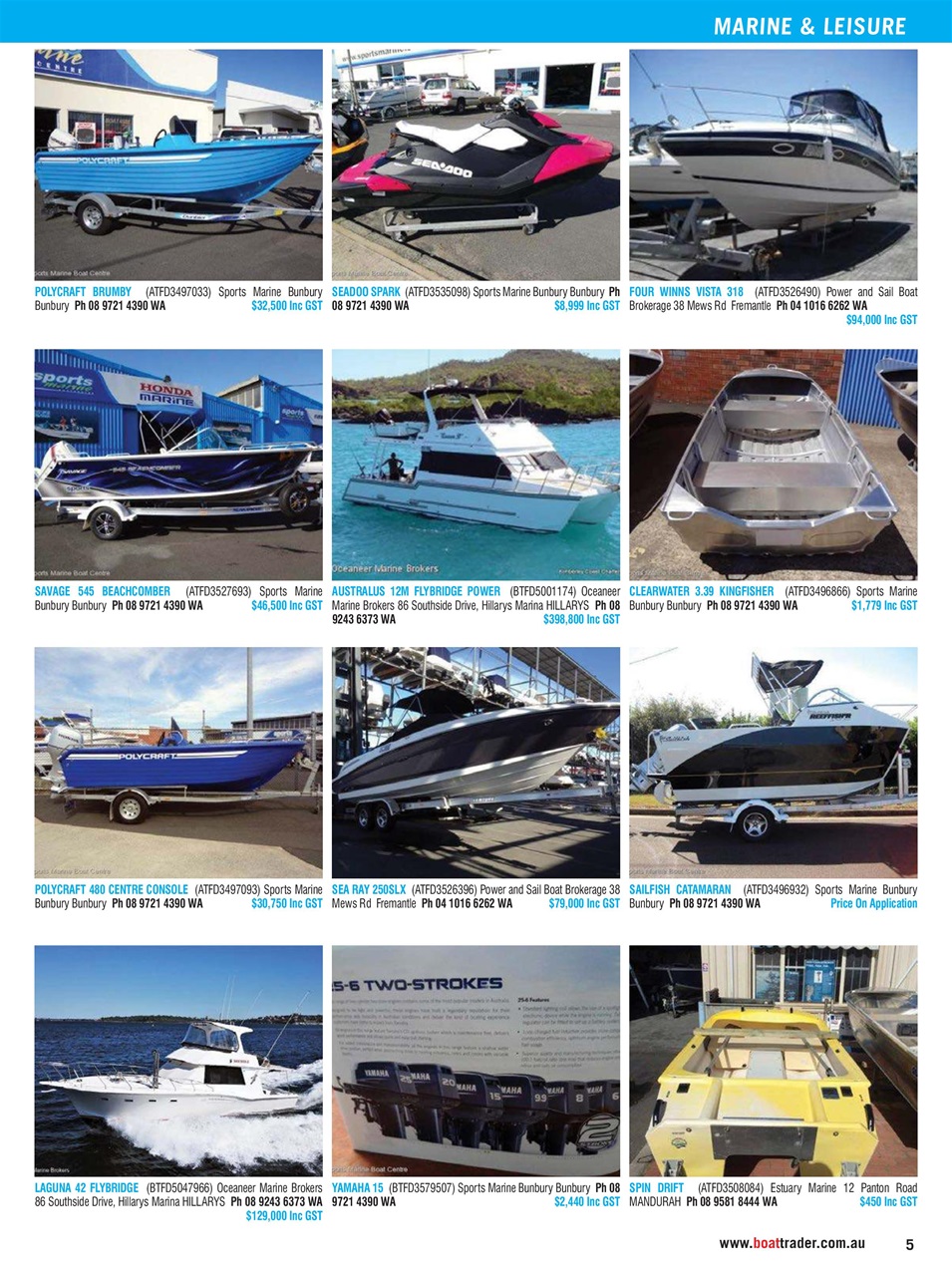 Boat Trader Australia Preview Pages