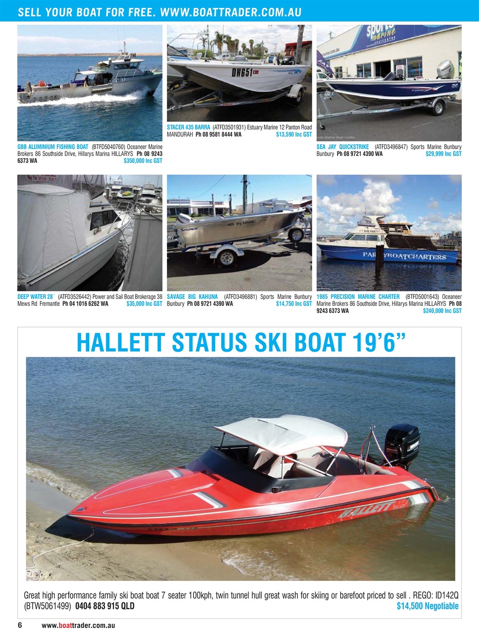 Boat Trader Australia Preview Pages