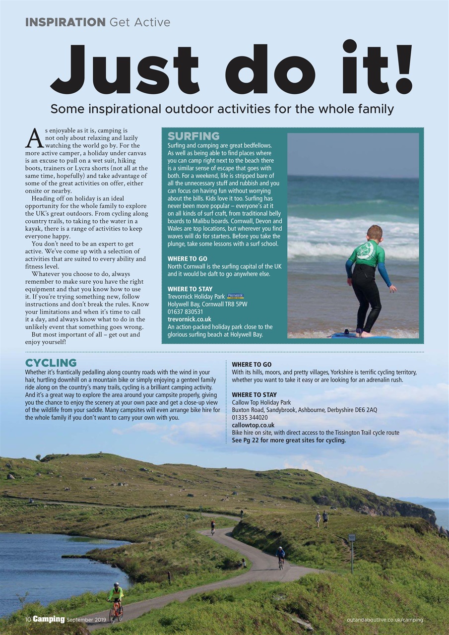 Camping Preview Pages