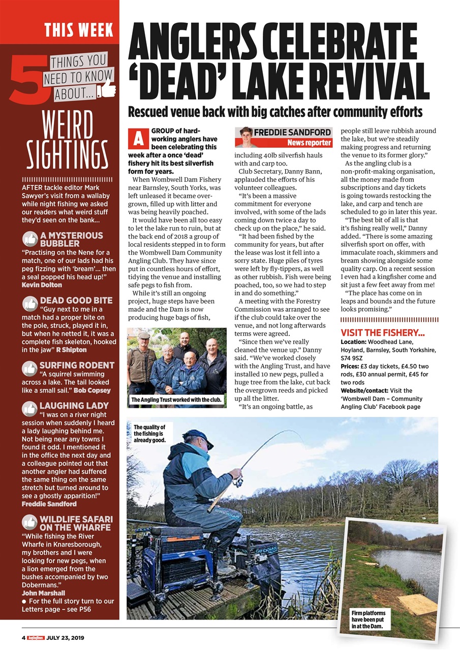 Angling Times Preview Pages