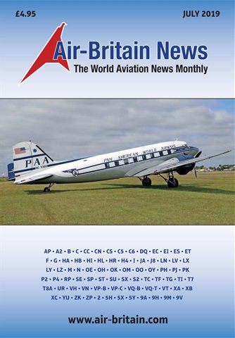 Air Britain News issue Jul 2019