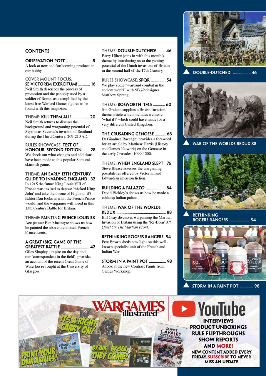 Wargames Illustrated Preview Pages