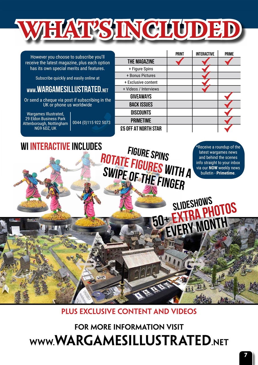 Wargames Illustrated Preview Pages
