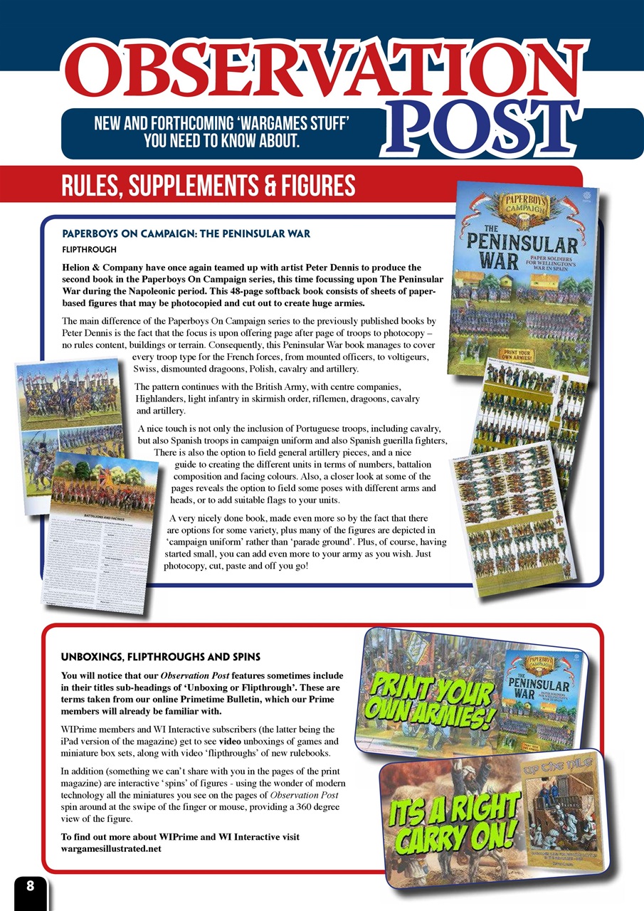 Wargames Illustrated Preview Pages