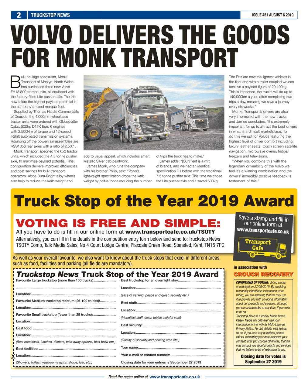 Truckstop News Preview Pages