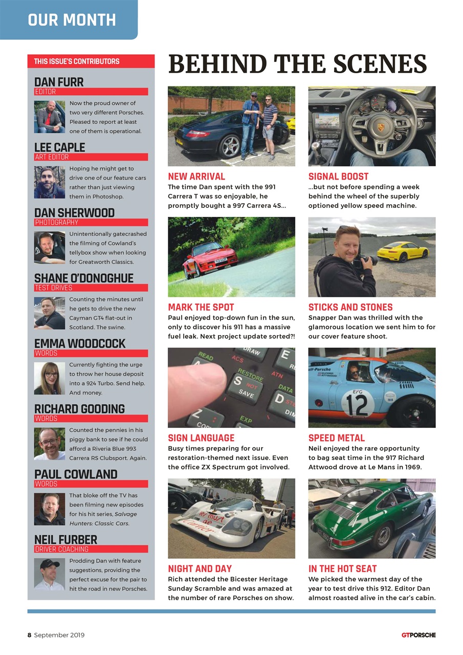 GT Porsche Preview Pages