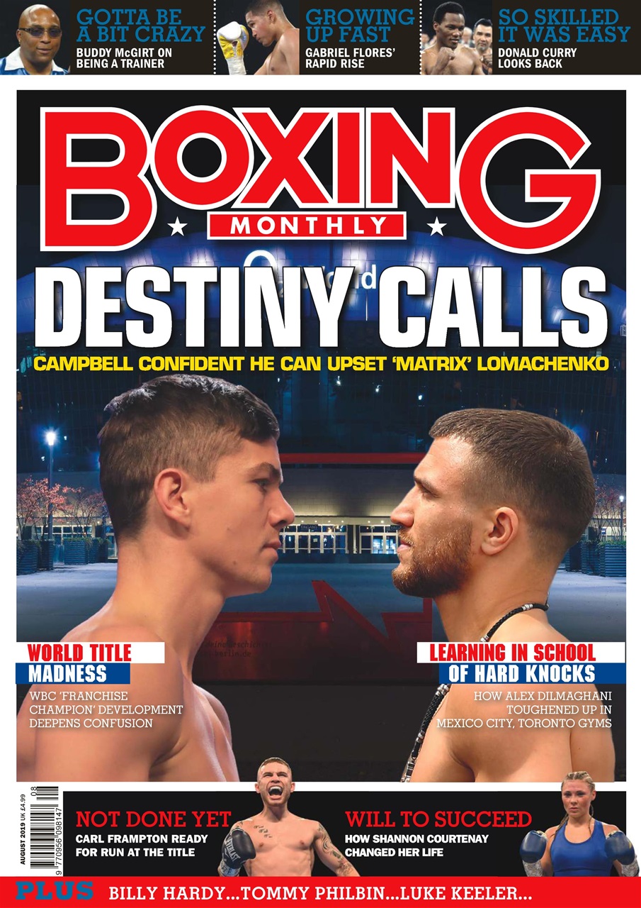 Boxing Monthly Preview Pages
