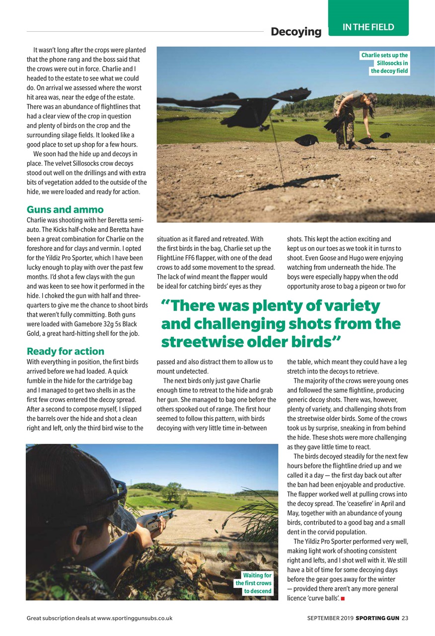 Sporting Gun Preview Pages