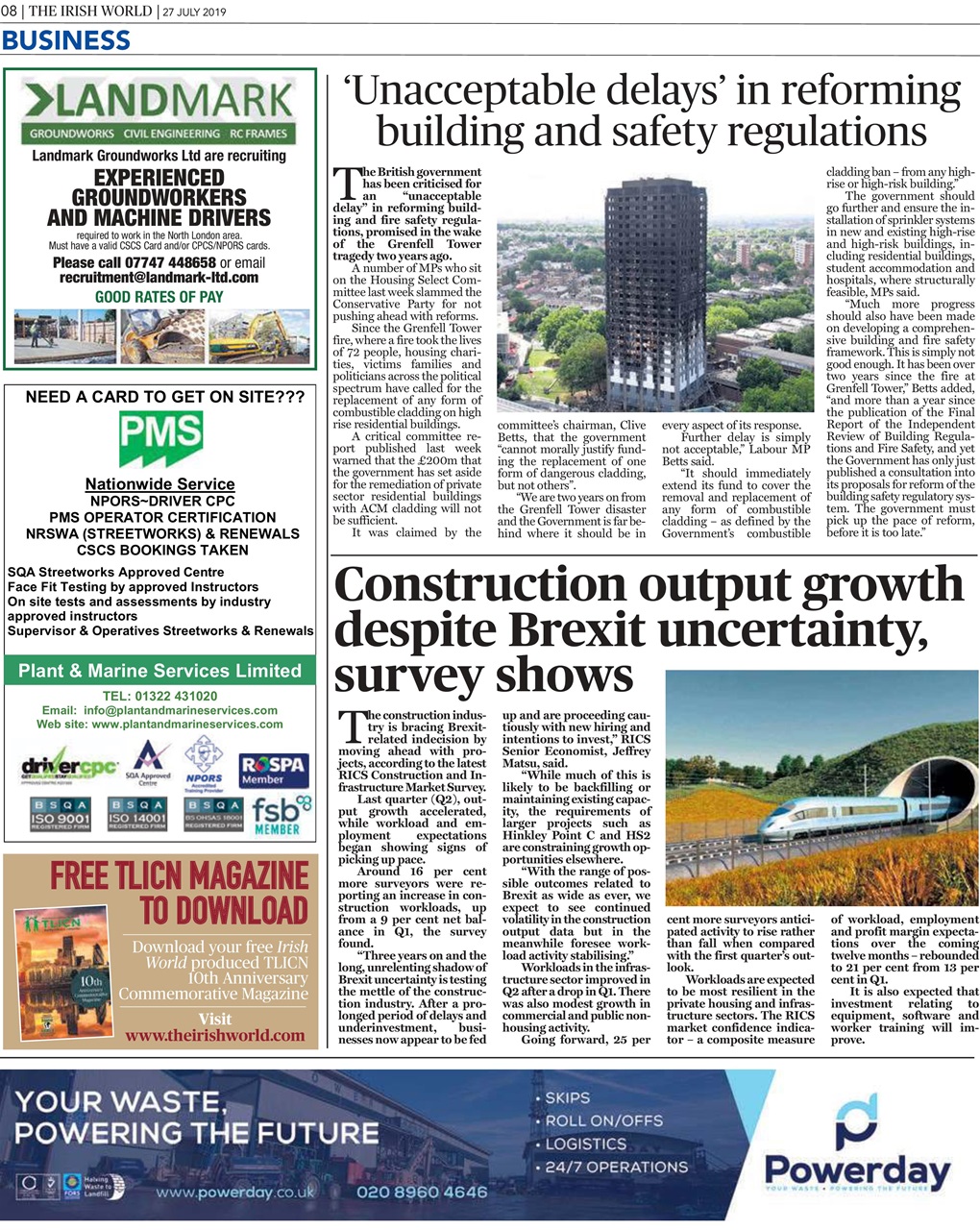 Irish World Preview Pages