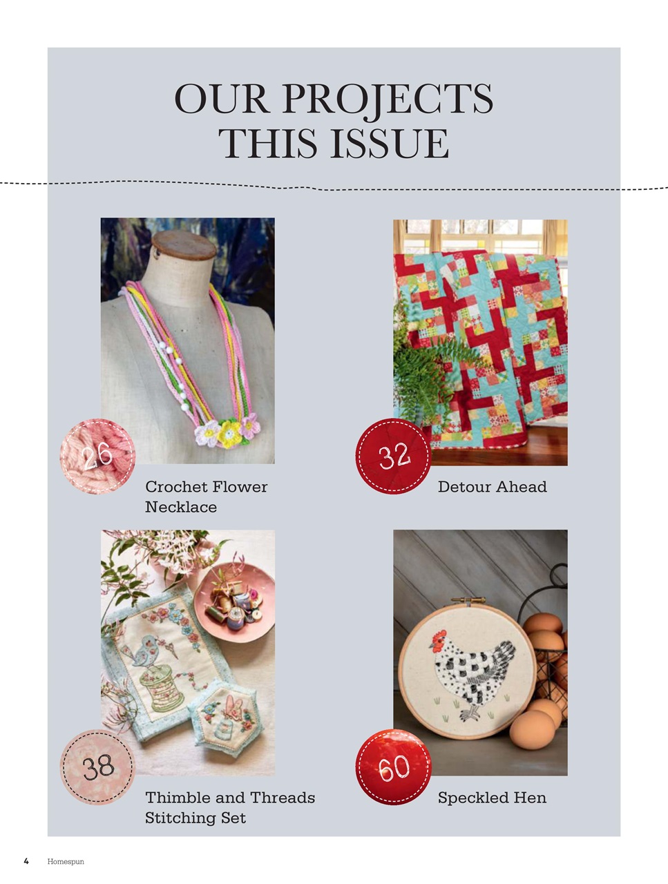 Homespun Preview Pages