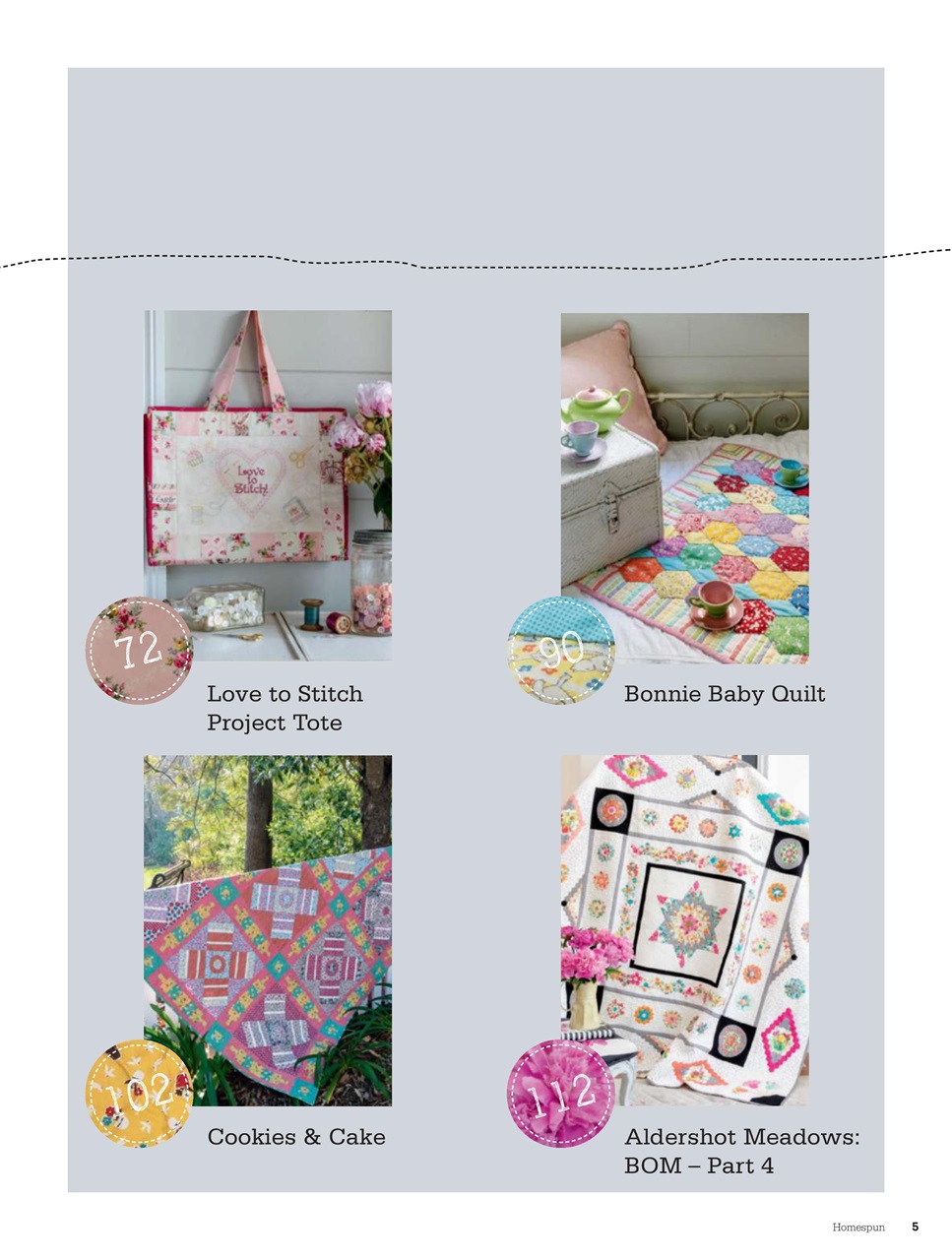 Homespun Preview Pages