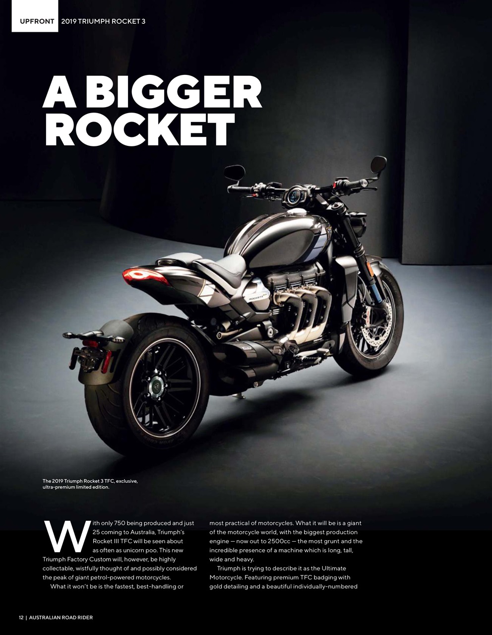 Australian Road Rider Preview Pages