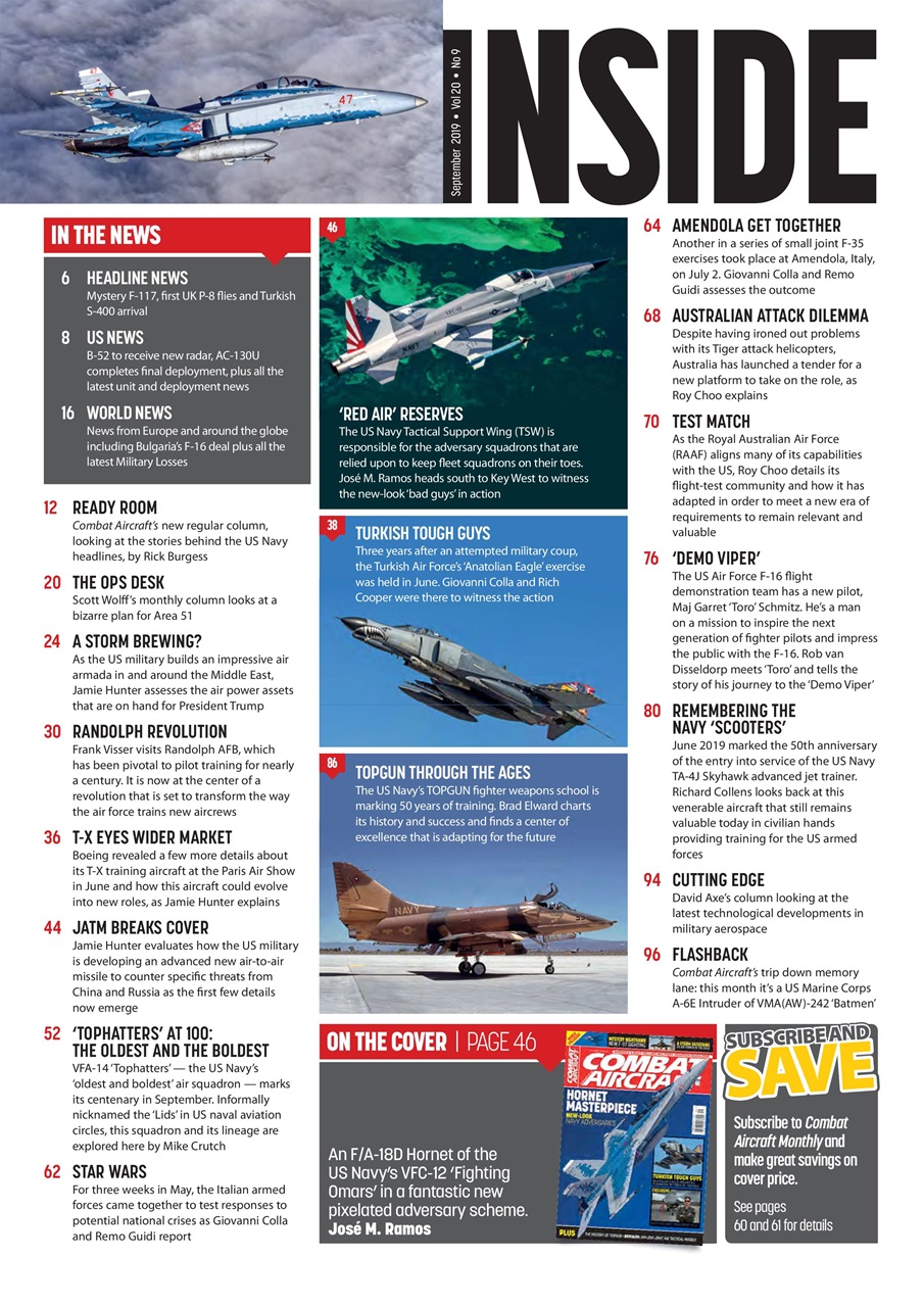 Combat Aircraft Journal Preview Pages