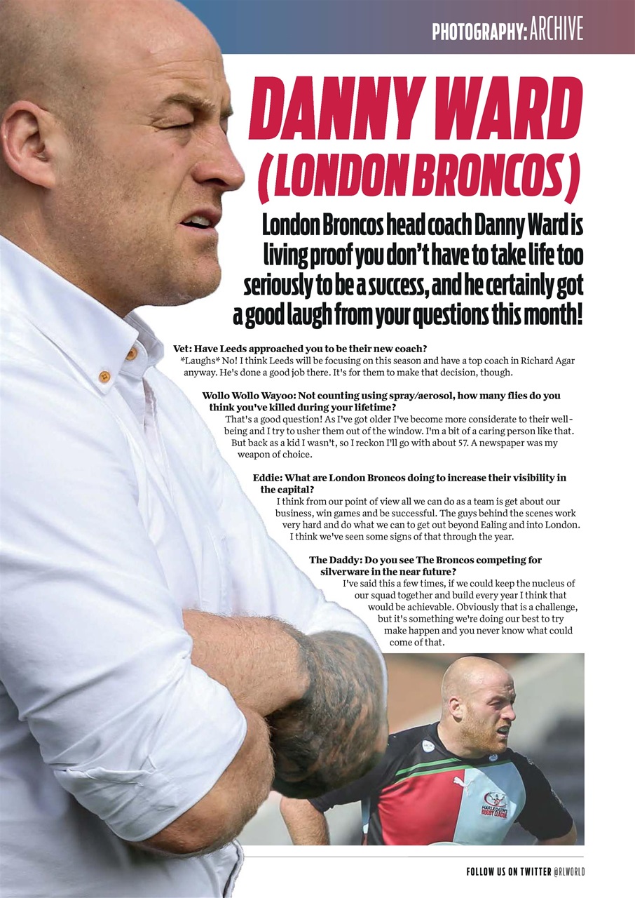 Rugby League World Preview Pages