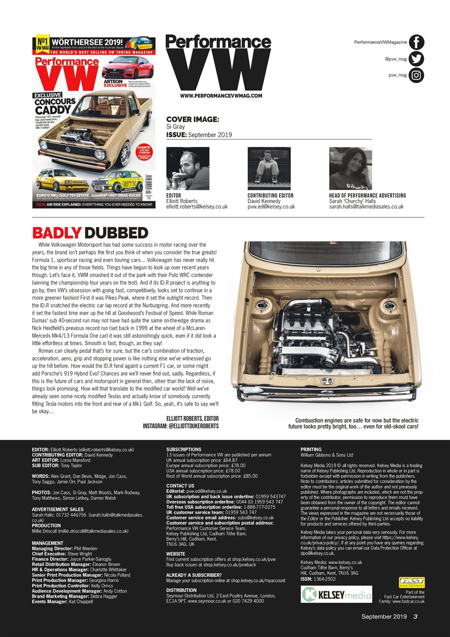 Performance VW Preview Pages