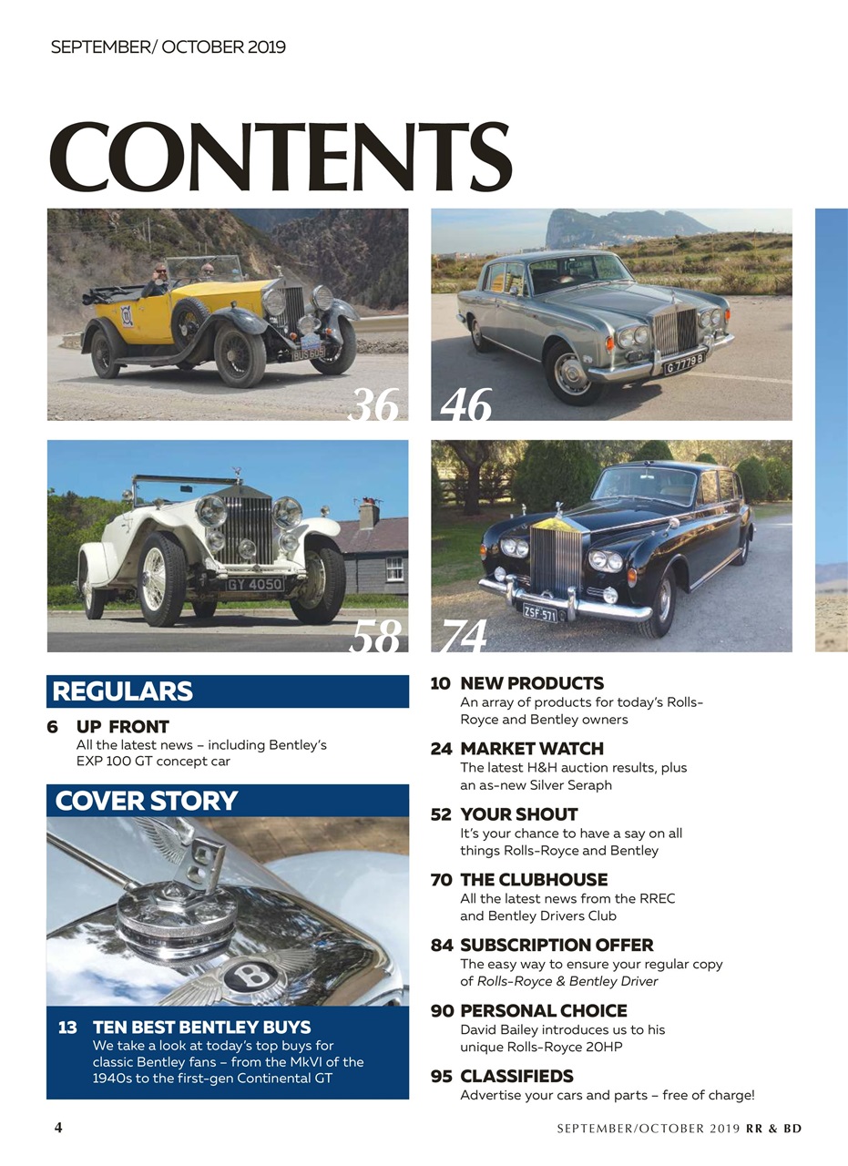 Rolls-Royce & Bentley Driver Preview Pages