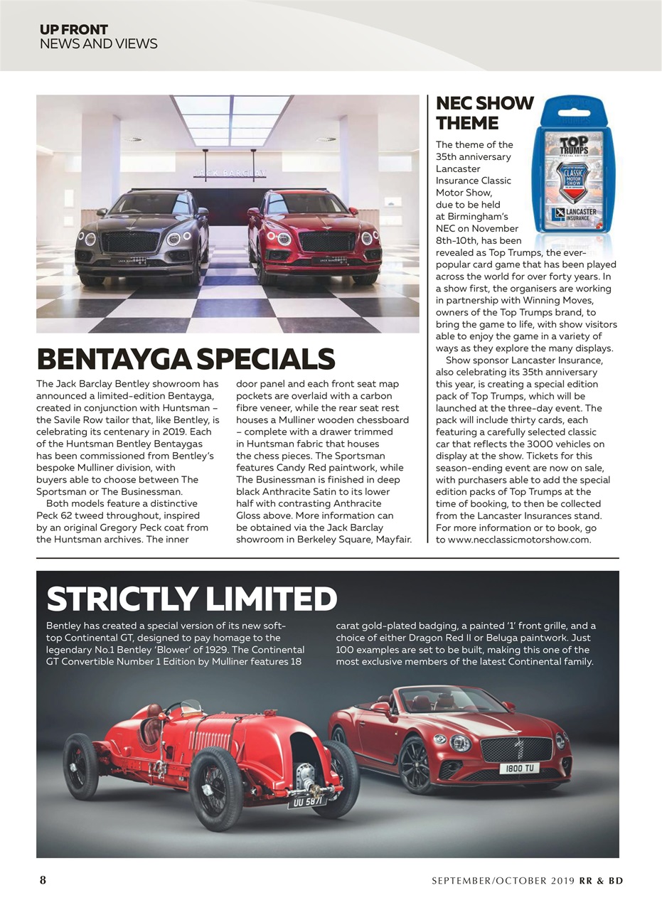 Rolls-Royce & Bentley Driver Preview Pages